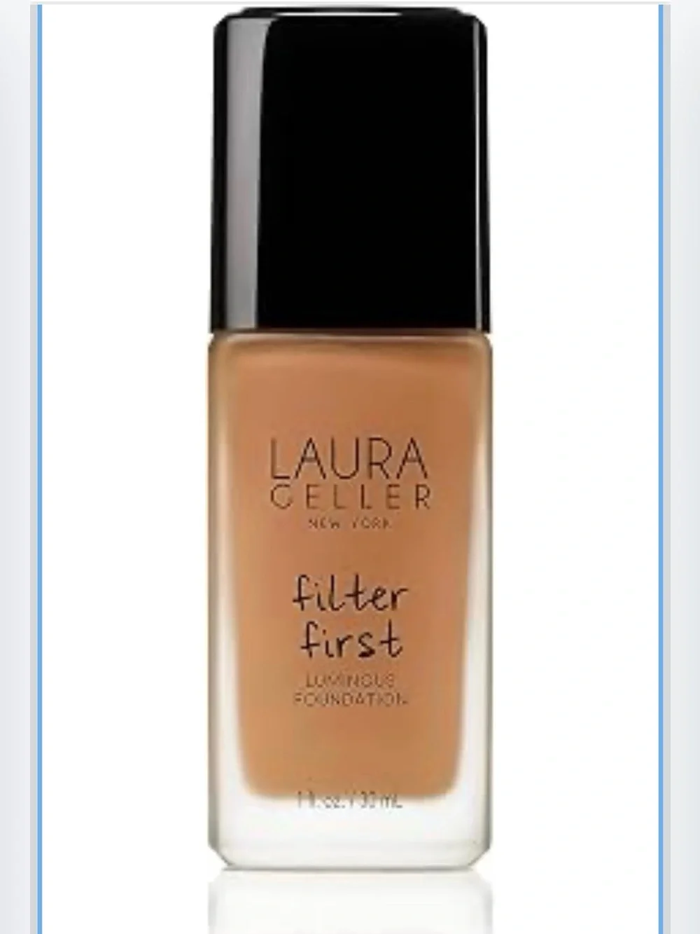 Laura Geller NIB (R $38) Filter First Luminous Foundation - Cognac